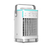 Epicooler Pro Portable Air Ventilateur,5-In-1 Smart Mobile Ac Water Cooling Fan,Dual Ice-Mist Modes,Pour Familles (Blanc-700ml)