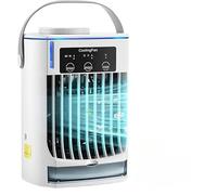 Epicooler Pro Portable Air Ventilateur,5-In-1 Smart Mobile Ac Water Cooling Fan,Dual Ice-Mist Modes,Pour Familles (Blanc-500ml)