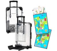 ePicsoa Lot de 2 mini valises de voyage - Caisse de vacances - Caisse à monnaie comme cadeau pour les vacances, l'emballage de cadeau d'argent de mariage, valise décorative, support de téléphone