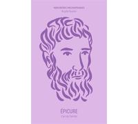 Épicure L'art de l'amitié - Brigitte Boudon - Ancrages - broché - Essai