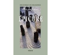 Épicure - Pierre-Marie Morel - Vrin - broché - Etude
