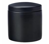EPICURIOUS boîte à provisions noire, 1000 ml, porcelaine, en boîte cadeau