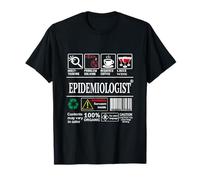 Épidémiologiste Scientifique Compétences Professionnelles Café Vin Sarcasme T-Shirt