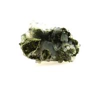 EPIDOTE + QUARTZ - Pierre Naturelle en Provenance de France, Bourg d'Oisans - Cristal Vert et Transparent, Energie Positive 1505.0 ct - Certificat
