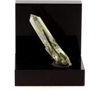 EPIDOTE + QUARTZ - Pierre Naturelle en Provenance de France, Bourg d'Oisans - Pierre précieuse, collection de minéraux, énergie positive 15.20 ct - Certificat d'Authenticité Inclus 38 x 8 x 7 mm G