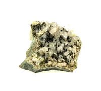 EPIDOTE + QUARTZ - Pierre Naturelle en Provenance de France, Saint-Véran - Pierre de guérison et de croissance spirituelle, énergie positive 2075.0 ct - Certificat d'Authenticité Inclus 120 x 75 x 32