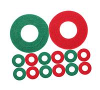 EPIGEIST 10 paires Lot Rondelles Feutrine Isolantes pour Bornes Batterie Protection Anti-corrosion Rouge et Verte Installation Facile pour Véhicules Suv Camion Bateau
