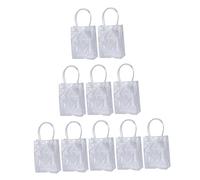 EPIGEIST 10 pièces à Vin Transparent Réutilisable Fourre-Tout Pratique pour Cadeaux et Accessoire Vin Élégant pour Mariages et Célébrations