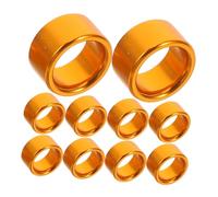 EPIGEIST 10 pièces Anneaux Identification Pigeon Aluminium Or Réutilisables Confortables pour Santé et Formation des Oiseaux