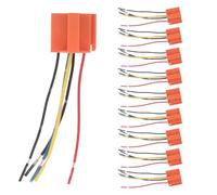 EPIGEIST 10 pièces Automotive Relay Plug With Harness Socket Connector For Car Truck And Motorcycle Electrical Systems