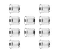 EPIGEIST 10 Pièces Écrous de Serrage Rapide en Métal pour Broyeur Alimentaire Kit D’Écrous à Bride Intérieure et Extérieure Accessoires Solide pour Moulin Rotatif Cuisine Fixation