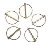 EPIGEIST 10 pièces Kit de Goupilles à Anneau pour Tracteur Agricole Verrouillage Robuste Accessoires pour Équipements Lourds Compatible Remorques et Tondeuses