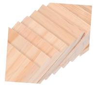 EPIGEIST 10 Pièces Lot de Carrés Non Traité pour DIY Sculpture Gravure et Décoration Blocs Empilables et Compatibles avec et Outils de Création