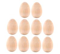 EPIGEIST 10 pièces Lot de Œufs à Décorer pour Pâques Matériel pour Graffiti Décoration Festive et Activités Créatives