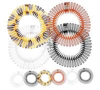 EPIGEIST 10 pièces Peigne Circulaire Extensible Bandeau Flexible pour Cheveux Accessoire Pratique pour Femmes et Filles Maintien Antidérapant Couleur Aléatoire Couleur Aléatoire