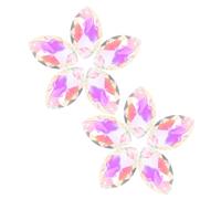 EPIGEIST 10 pièces Pendentifs Verre Ab pour Rideaux Décoratifs DIY Perles Brillantes Transparentes pour Suspensions et Accessoires Créatifs