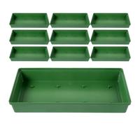 EPIGEIST 10 Plateaux de Composition en Mousse Plastique Picots Supports Floraux pour Fixation de Terreau 10 Pièces Plateau de Boue Floral Polyvalent pour Mariage et Décoration