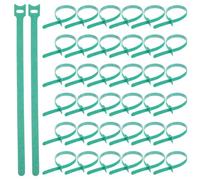 EPIGEIST 100 Attaches de Câble Auto-Agrippantes Réutilisables Vertes 12 MM X 300 MM Colliers de Serrage Ajustables pour Gestion de Câbles Électriques et Données Organisateur de Cordons