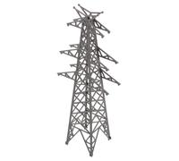 EPIGEIST 100 Noire Maquette Architecturale à L’échelle 18,8 Cm Modèle de Pylône de Transmission pour Décor de Micropaysage et Train Miniature