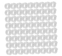 EPIGEIST 100 pièces Anneaux Identification pour Pigeon sans Marque Bagues de Volaille pour Élevage et Séparation des Espèces