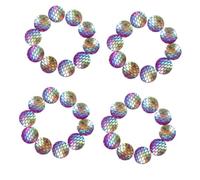 EPIGEIST 100 pièces Écailles de Poisson Résine à Dos Plat Surface Lisse Anti-irritation Pour Bijoux DIY Accessoires Cabochons Océan