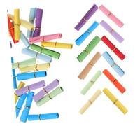 EPIGEIST 100 pièces Lot de Mini Scrolls Colorés pour Messages Papier Épais Décoratif pour Bouteilles à Souhaits pour Lettres et Personnalisés