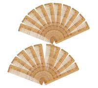EPIGEIST 12 Pièces Lot de 12 Peignes en Naturel Marron 13,6 X 3 X 0,6 Cm Peignes de Coiffure pour Hommes et Femmes pour Cheveux Bouclés Accessoires de Voyage et Chambres D’hôtes