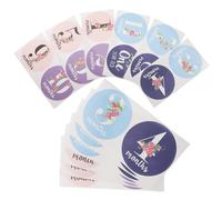 EPIGEIST 12 pièces Monthly Stickers Adorable Month Cards Reusable Soft Paper For Newborn Photo Props And Growth Memories