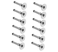 EPIGEIST 12pcs Embouts de Stylet Tactile en Silicone Argenté pour Écran Capacitif, Remplacement Précis, Économie D'effort, sans Dommage D'écran, Accessoires pour Tablette Tactile