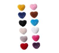 EPIGEIST 12pièces Accessoire De Manucure Diy Décoration Ongles Boules Duveteuses Ornements Raffinés Pour Nail Art Exquis