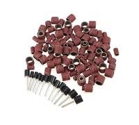 EPIGEIST 132 pièces Bandes Abrasives pour Ponçage Professionnel Tambours de Ponçage de Différentes avec Manchons pour Outils Rotatifs et Perceuses à Ongles Carrosserie et Finitions