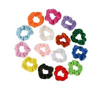 EPIGEIST 15 pièces Chouchous Velours Doux Multicolores Accessoires Coiffure Confortables pour Queue de Cheval Élastiques et Faciles à Utiliser et Filles