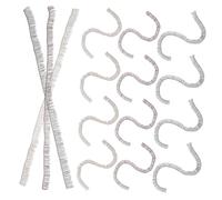 EPIGEIST 15 pièces Faux Cils pour Poupées DIY Multicolores Bande de Cils Fausse pour Artisanat et Création de Poupées