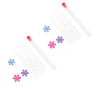 EPIGEIST 2 Ensembles Lot de 2 Sets de Aiguilles à Perler en Acier Chas Résistant - Ensemble Multi-types pour Couture Manuelle et Perlage - Outil D’enfilage Précis pour Loisirs Créatifs et