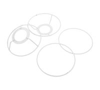 EPIGEIST 2 ensembles Support Anneau Abat Jour Rond Cadre Métallique Vintage pour Lampe Suspension Facile à Installer et Remplacer
