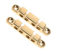 EPIGEIST 2 pièces Accessoire de Retenue de Corde de Basse Cordes Doré avec Vis de Montage Guide Rainure pour Guitare Basse Électrique Maintien Sécurisé et Amélioration Sonore