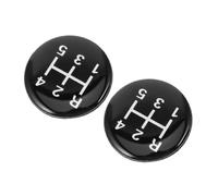 EPIGEIST 2 Pièces Autocollants Adhésifs pour Pommeau de Levier de Vitesse Manuel Indicateurs Clairs Vitesses Accessoires pour Voiture Manuelle