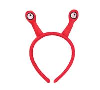 EPIGEIST 2 pièces Bandeaux Escargot Rouge et Noir Accessoires Cheveux Légers et Stylés pour Femmes et Filles Serre-tête Original pour Fêtes Cosplay et Décorations Photos