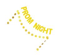 EPIGEIST 2 pièces Bannière Décorative Dorée Paillettes pour Mariage et Fiançailles Prom Night Guirlande Suspendue Scintillante pour Fête Intérieure et Extérieure