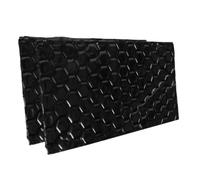 EPIGEIST 2 pièces Butyl Sound Insulation Sheet High Temperature Resistant Automotive Damping Mat For Noise And Vibration Reduction Easy Adhesive Installation Vehicle Soundproofing Material