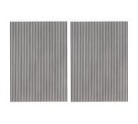 EPIGEIST 2 Pièces Classeur de Gaufrage Plastique Rayé Pochoirs Embossing pour Scrapbooking Création Cartes DIY Texture Verticale Outils Durables pour Loisirs Créatifs