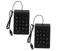 EPIGEIST 2 pièces Clavier Numérique USB Portable Touches Compact pour PC Portable et Bureau Clavier Numérique Filaire pour Usage Financier et Comptable