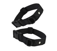 EPIGEIST 2 pièces Collier Anti-Perte pour Chien Collier Réglable avec Pochette de Localisation Accessoires de Positionnement pour Animaux Noir