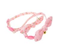 EPIGEIST 2 pièces Collier Vintage pour Chien et Chat Réglable avec Clochette Collier Fleur Fantaisie pour Petites Chiennes Accessoire Mode Ajustable pour Animaux