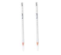 EPIGEIST 2 pièces Crayon Sourcils Blanc Stylo Eyeliner Longue Tenue Facile à Colorer Pinceau pour Maquillage des Yeux Lot