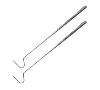 EPIGEIST 2 pièces Crochet Télescopique Inoxydable pour Capture Serpent et Pratique Outil de Capture Reptile Portable Lot