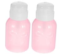 EPIGEIST 2 pièces Distributeurs à Pompe Bouteilles Rechargeables pour Dissolvant Vernis Flacons Portables pour Retirer Vernis Kit Voyage Pratique et