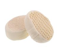 EPIGEIST 2 pièces Éponge de Bain Sisal Naturel Lot de Tampon Exfoliant Doux pour Corps Unisexe Fibres Denses Haute Absorption pour Nettoyage Profond et Massage Peau