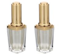 EPIGEIST 2 pièces Flacon Vernis à Ongles Vide Lot de Flacon Verre Anti-lumière avec Pinceau Rechargeable et Étanche Accessoire Pratique pour Manucure et Stockage Couleur Couleur Aléatoire