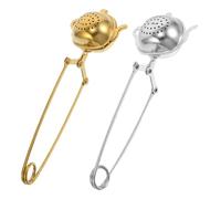 EPIGEIST 2 Pièces Infuseur à Thé Boule Acier Inoxydable Filtre Fin pour Vrac Compatible Thés Variés Accessoires Élégants pour Maison et Bureau